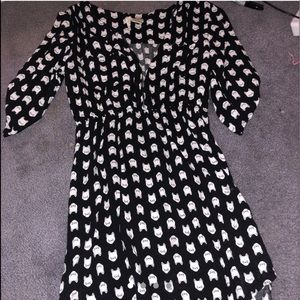 Mimi Chica kitten pattern spring dress